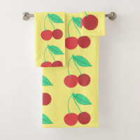 Cheerful Cherries Fruity Yellow