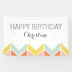 Cheerful Chevron Banner