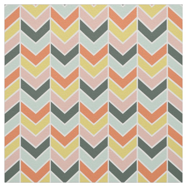 Cheerful Chevron Fabric (Swatch)