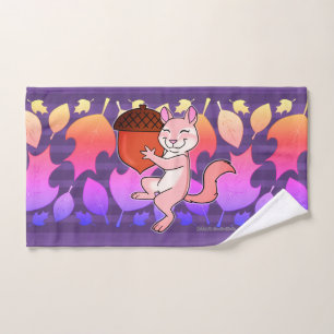 Cheerful Chipmunk - Hand Towel