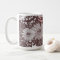 Cheerful chocolate Bohemian floral mug