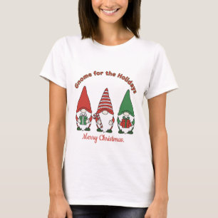 Cheerful Christmas Gnomes T-Shirt
