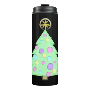 Cheerful Christmas Tree Thermal Tumbler