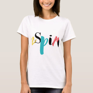 Cheerful, creative, modern typography of Inspire T-Shirt