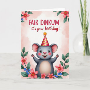 Cheerful Creature Birthday Card