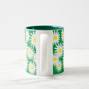 Cheerful Daisy  Two-Tone Coffee Mug