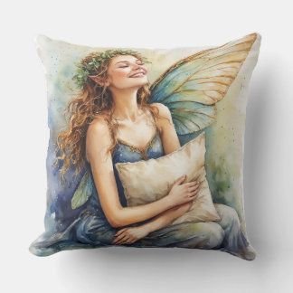 Cheerful Dream Fairy with Pillow