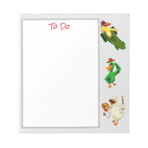 Cheerful Ducks Notepad