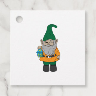 Cheerful dwarf Premium Scoop  Favour Tags
