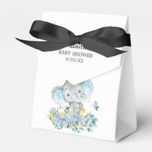 Cheerful Elephant Baby Shower Favour Box