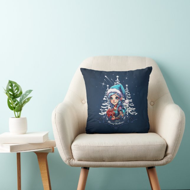 Cheerful elf   cushion (Chair)
