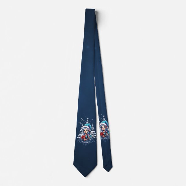 Cheerful elf   tie (Front)