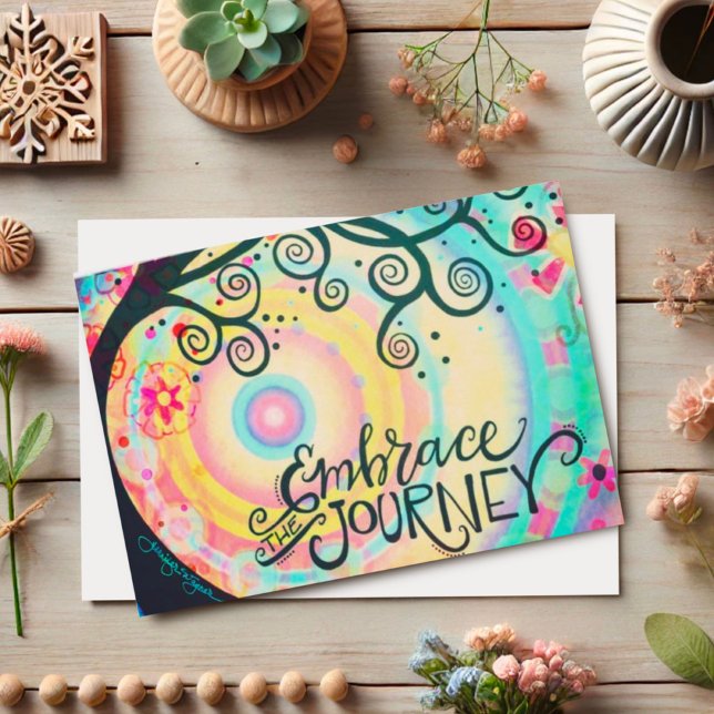 Cheerful ‘Embrace the Journey’ Card (Creator Uploaded)