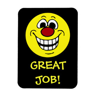 Cheerful Face Grumpey Magnet