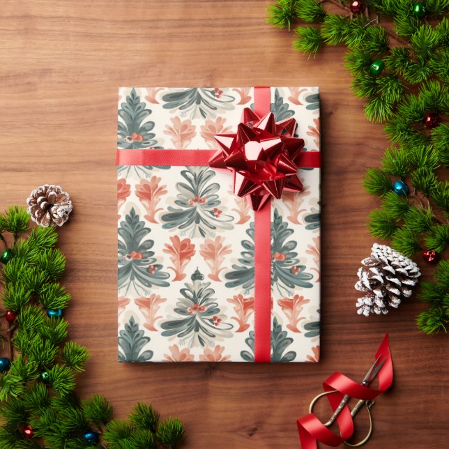 Cheerful festive wrapping paper (Holiday Gift)