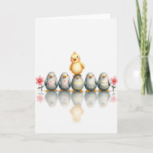 Cheerful Fledglings Friend Card