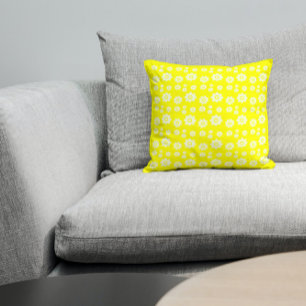 cheerful floral cushion