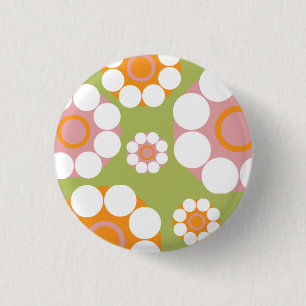 Cheerful Flower Button
