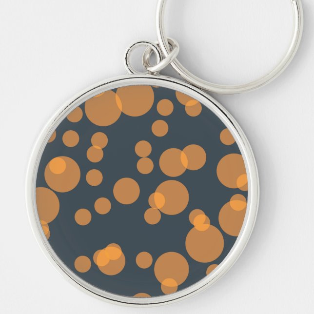 Cheerful fun circle pattern in celebration concept key ring (Front)
