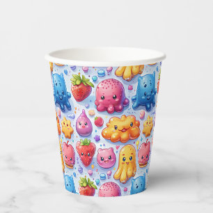 Cheerful funny cute sweets Paper Cups