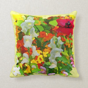Cheerful Garden Colours Cushion