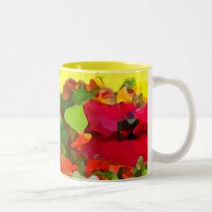 Cheerful Garden Colours Two-Tone Coffee Mug