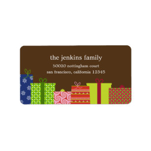 Cheerful Gifts Address Labels
