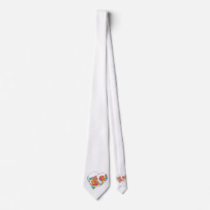 Cheerful Heart by Lydia's Art Sangria Tie