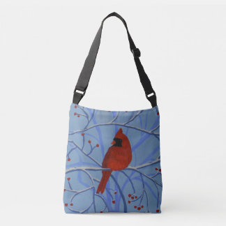 Cheerful heart Cardinal Crossbody Bag