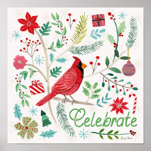Cheerful Holiday - Celebrate Poster (Front)