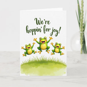 Cheerful Leap Fathers Day Card