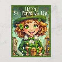 Cheerful Leprechaun - St. Patrick's Day Lucky Char