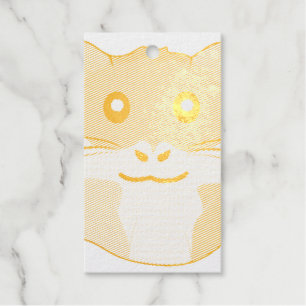 Cheerful Minimalist Hamster Gift Tags