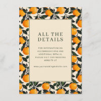 Cheerful Orange Citrus Motive