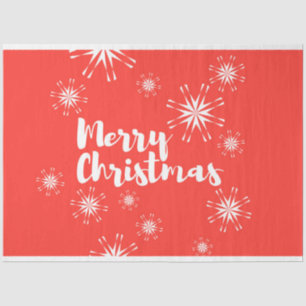 Cheerful, playful design of Merry Christmas Tissue Paper