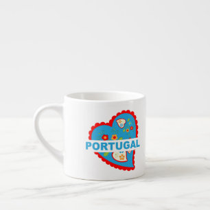 Cheerful Portuguese heart Espresso Cup