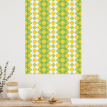 Cheerful Rows of Shapes Pattern