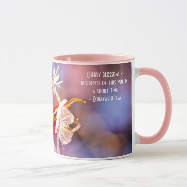 Cheerful Sakura Flowers Mug (Right)