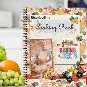 Cheerful Scrapbooking Style Custom Cooking Book