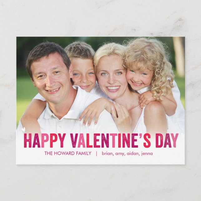 Cheerful Shades Valentine's Day Postcard (Front)