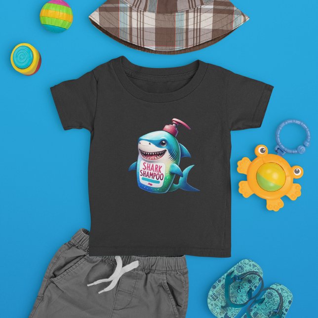 Cheerful Shark Shampoo  Toddler T-Shirt (Creator Uploaded)