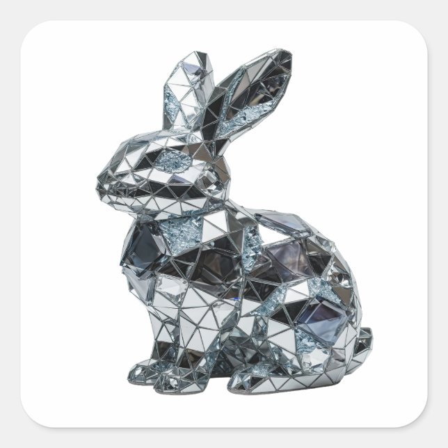 Cheerful Silver Craft Sticker (Front)