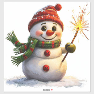 Cheerful Snowman