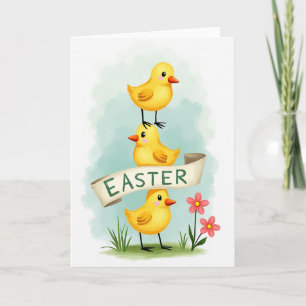 Cheerful Springtime Friends Card