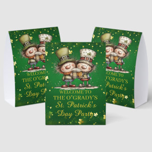 Cheerful St. Patrick’s Day Party Illustration
