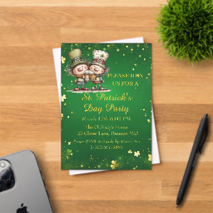 Cheerful St. Patrick’s Day Party Invitation 