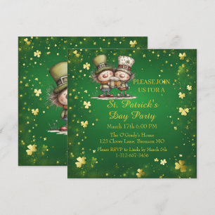 Cheerful St. Patrick’s Day Party Invitation 