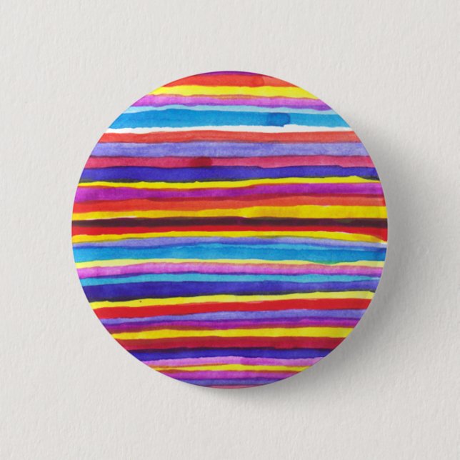 Cheerful Stripes Button (Front)