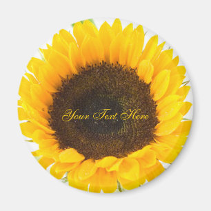 Cheerful Sunflower Magnet