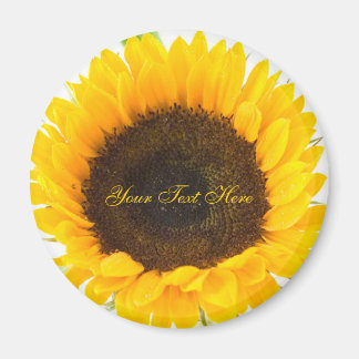 Cheerful Sunflower Magnet